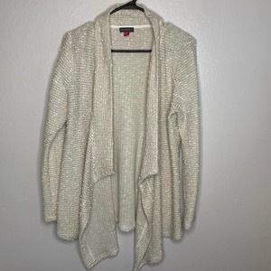 Vince Camuto Drapey Open-Front Cardigan